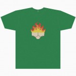 Image for Flaming Derps T-shirt